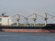 A mediados de noviembre llega al puerto de SAE el barco con caños para el gasoducto del GNL