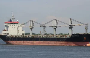 A mediados de noviembre llega al puerto de SAE el barco con caños para el gasoducto del GNL