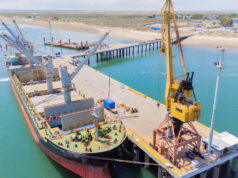 VMOS: llegó el cargamento de módulos y contenedores para el obrador